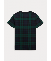 Polo Ralph Lauren Green Plaid Polo Bear Tee